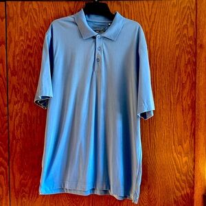 Cutter & Buck Men’s Baby Blue Polo shirt. Sz XL